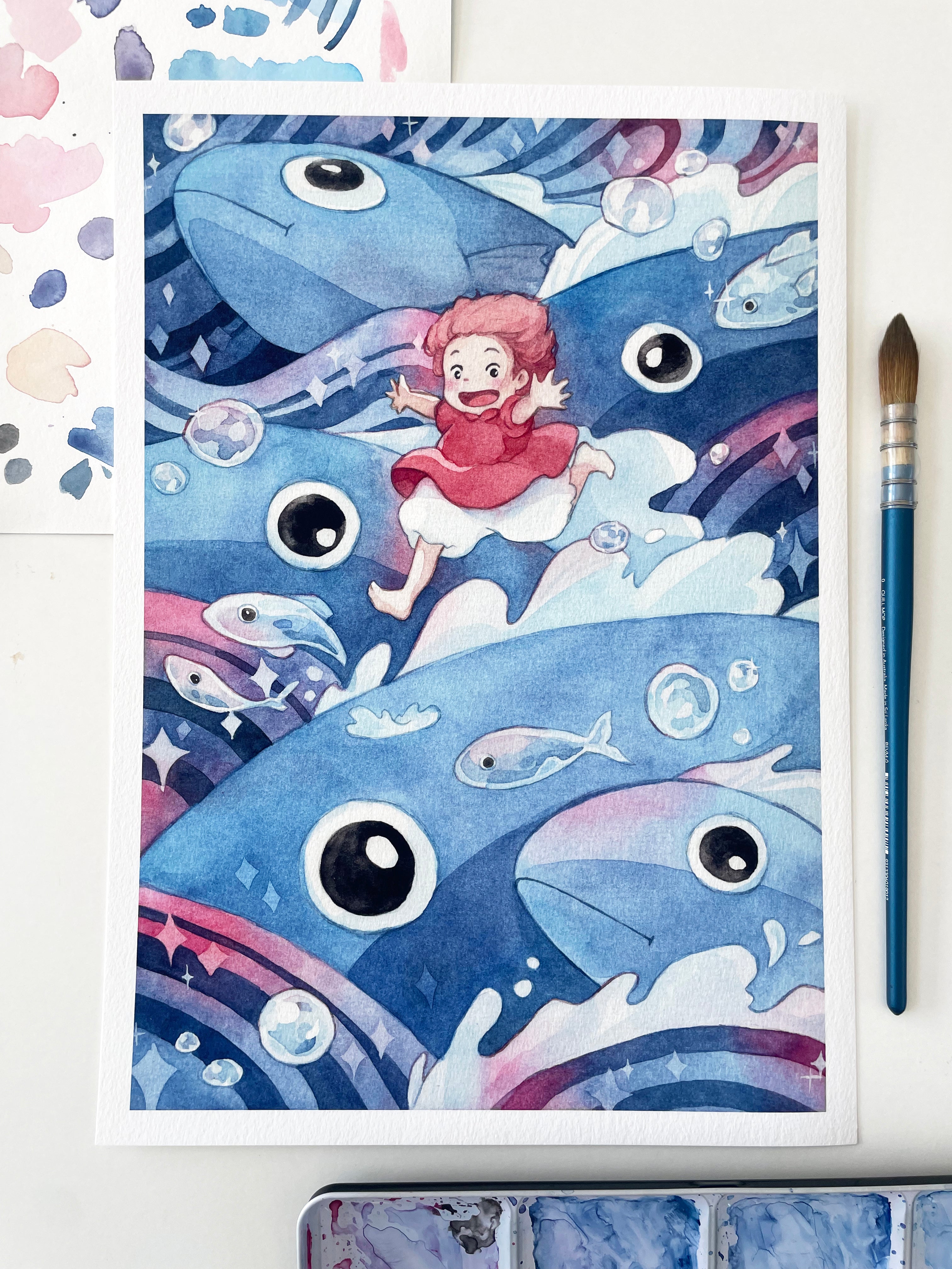 Ponyo Art Print – lerennis