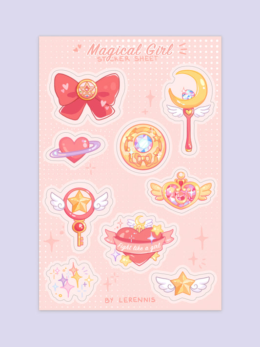 Magical Girl Sticker Sheet