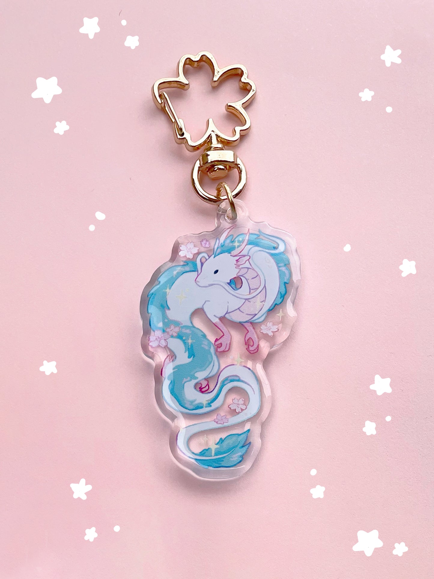 Haku Dragon Keychain