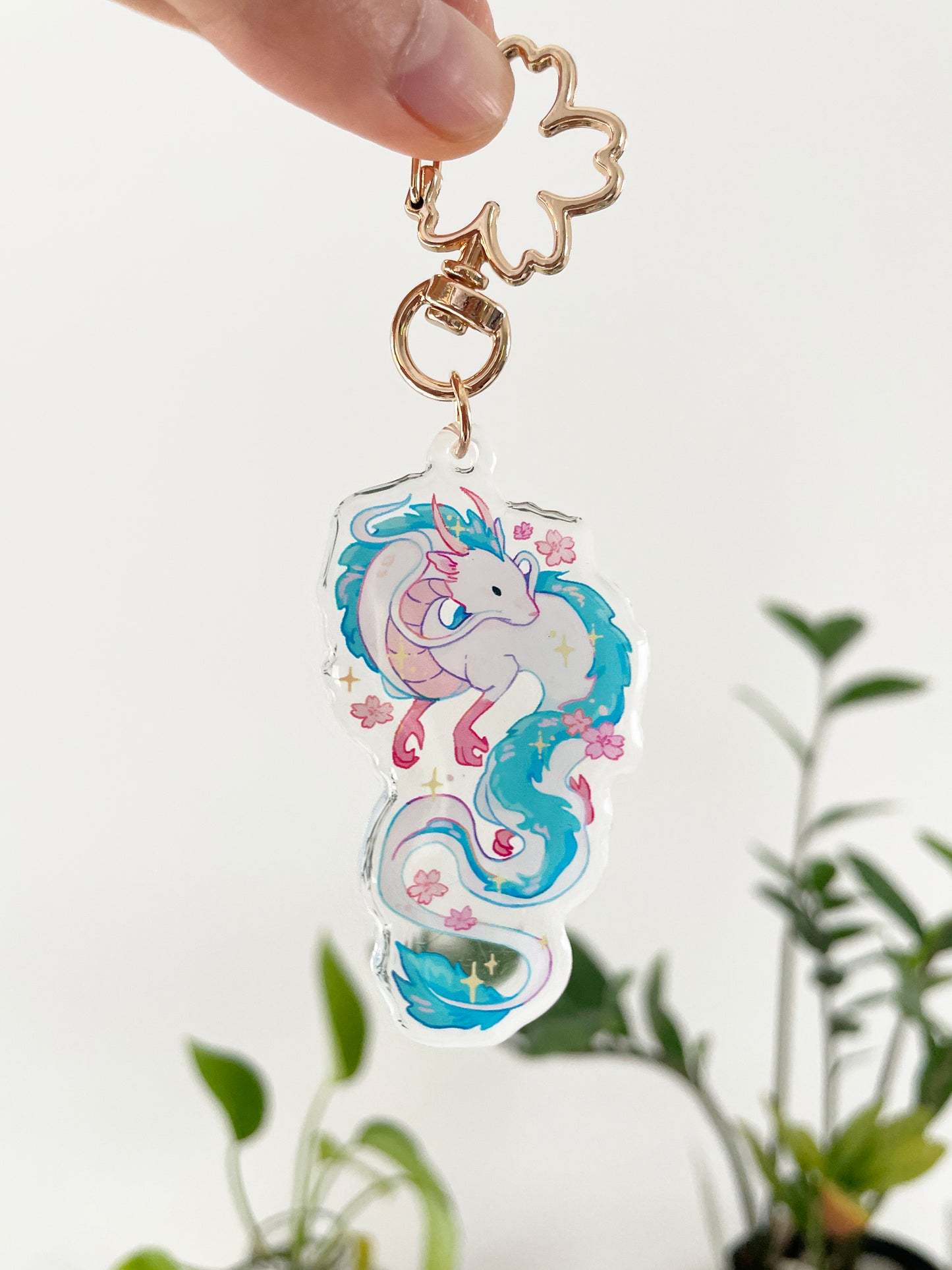 Haku Dragon Keychain