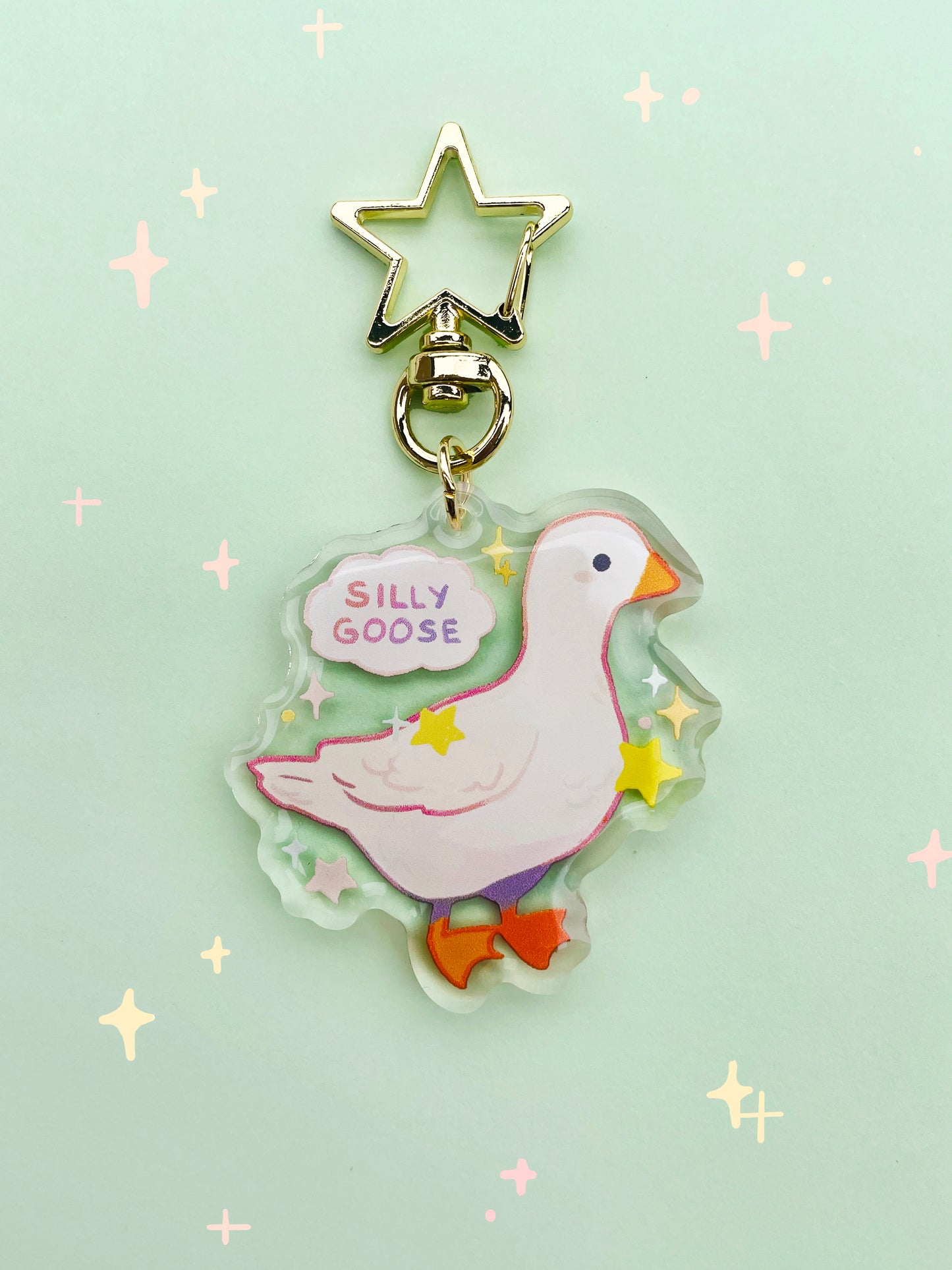 Silly Goose Keychain