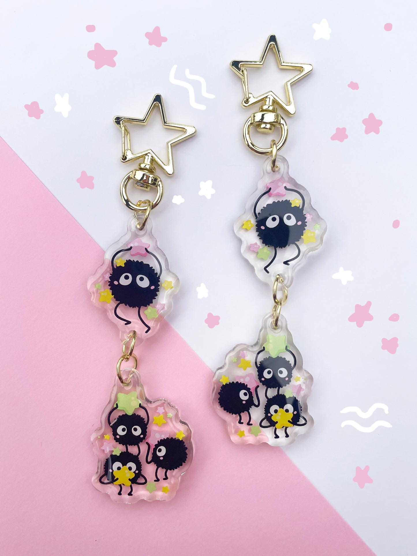 Susuwatari Soot Sprite Keychain