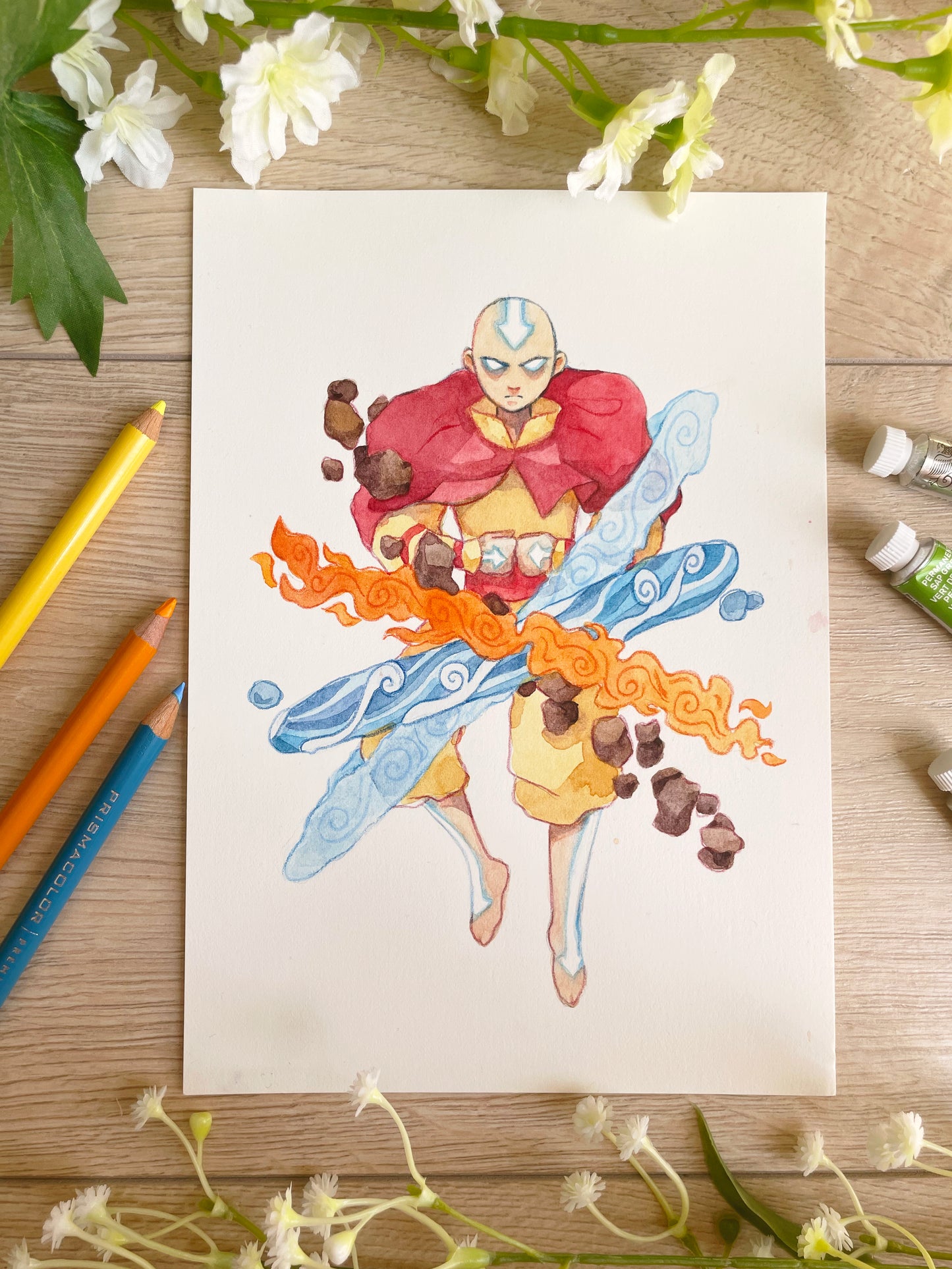 Anime Collection - Original Watercolour Paintings