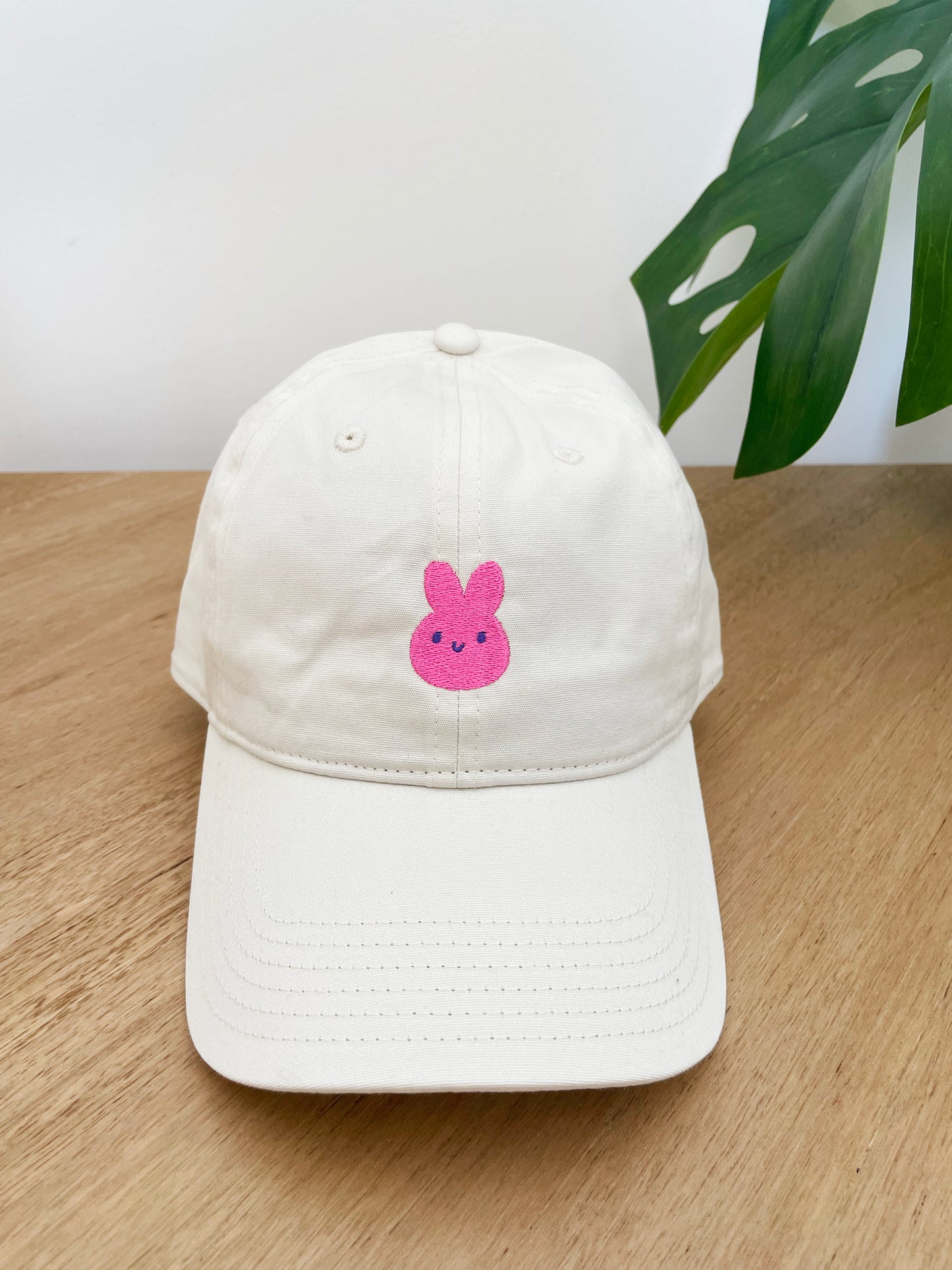 Bunny Cap - White, Black