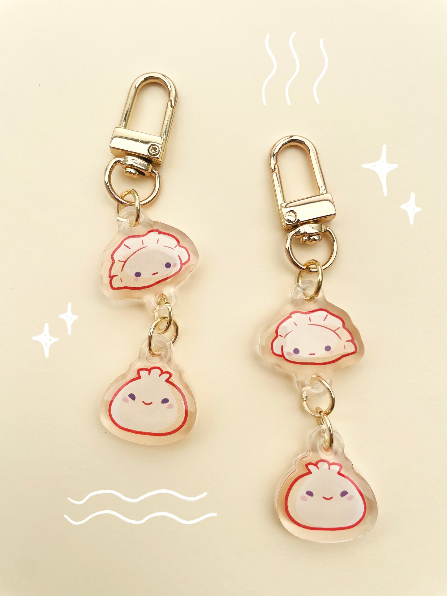 Dumpling Keychain