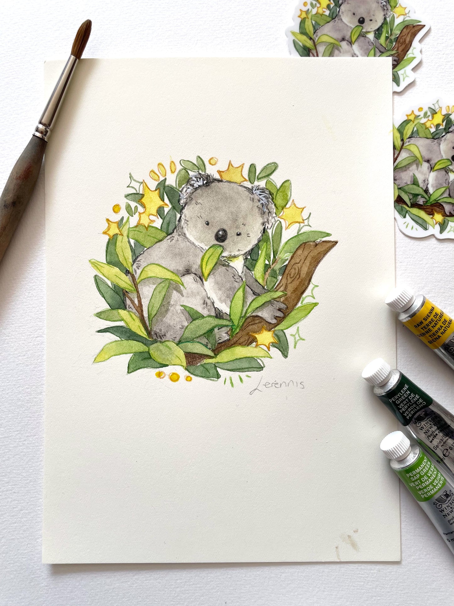 Koala Original Watercolour Painting