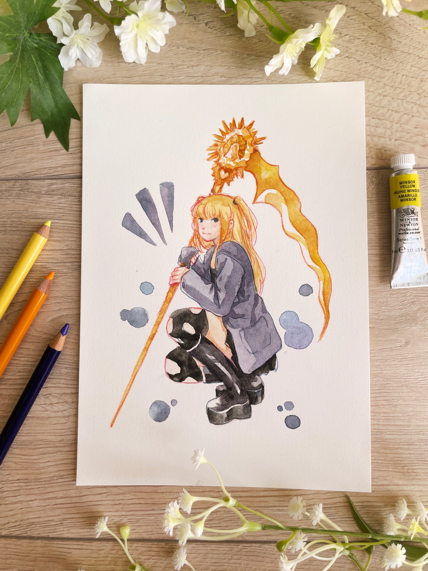 Anime Collection - Original Watercolour Paintings