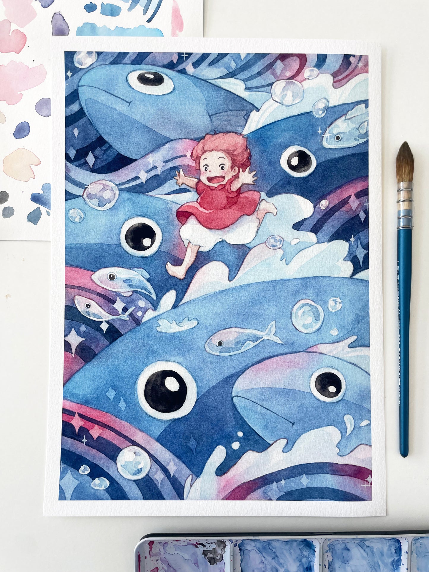 Ponyo Art Print