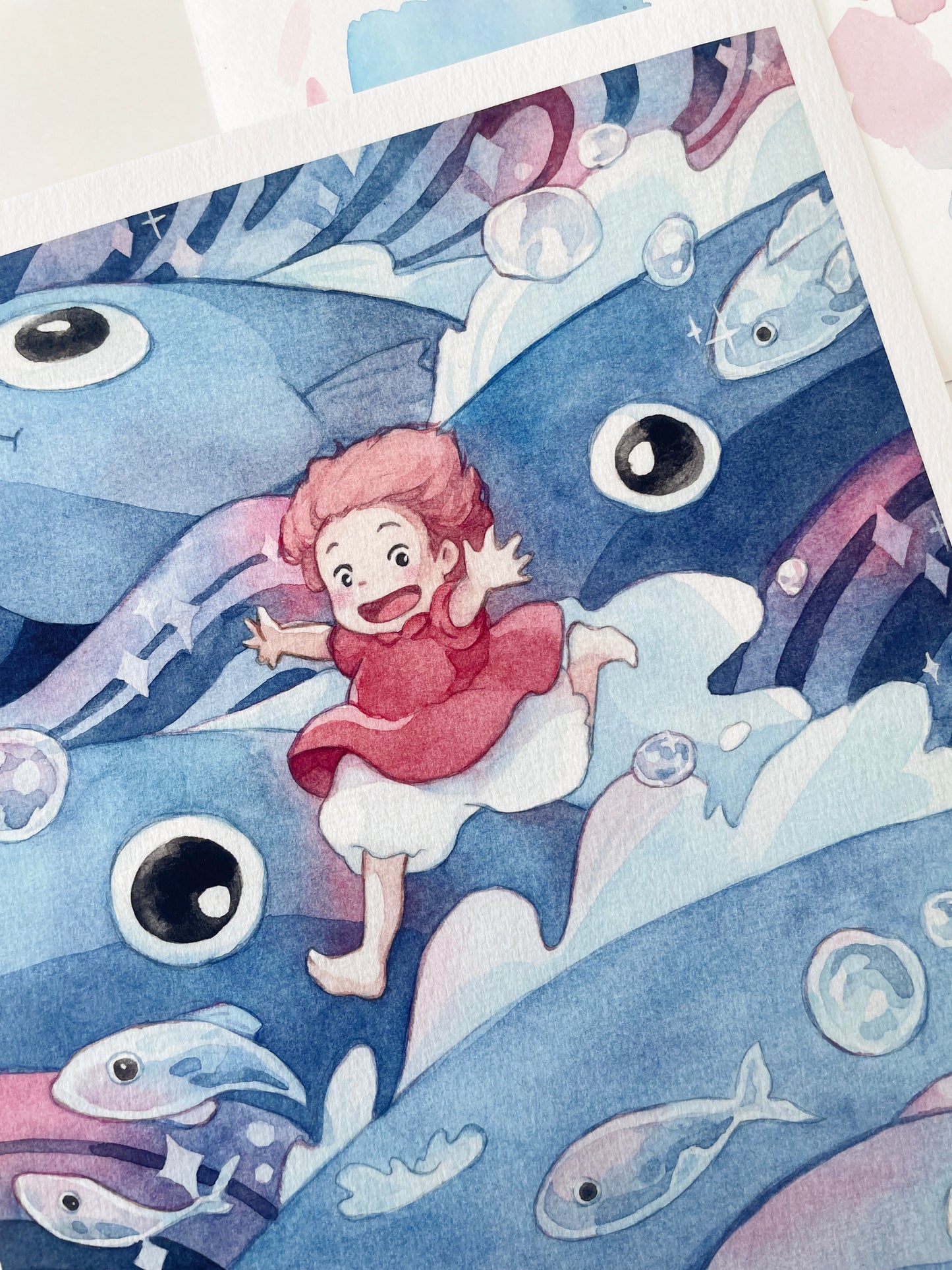 Ponyo Art Print