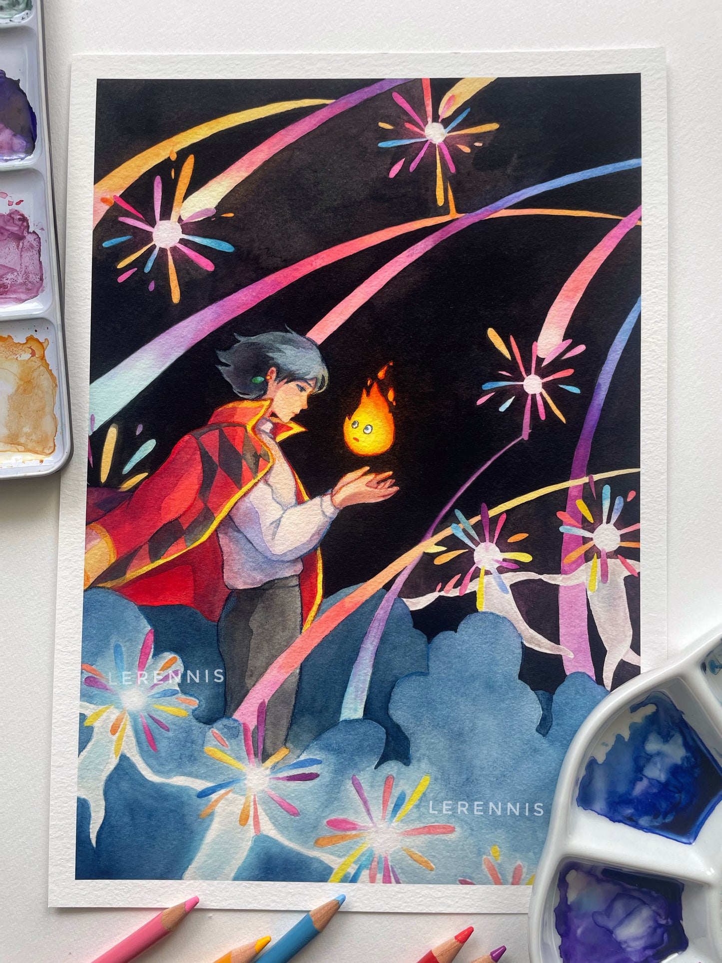 Howl's Heart Art Print