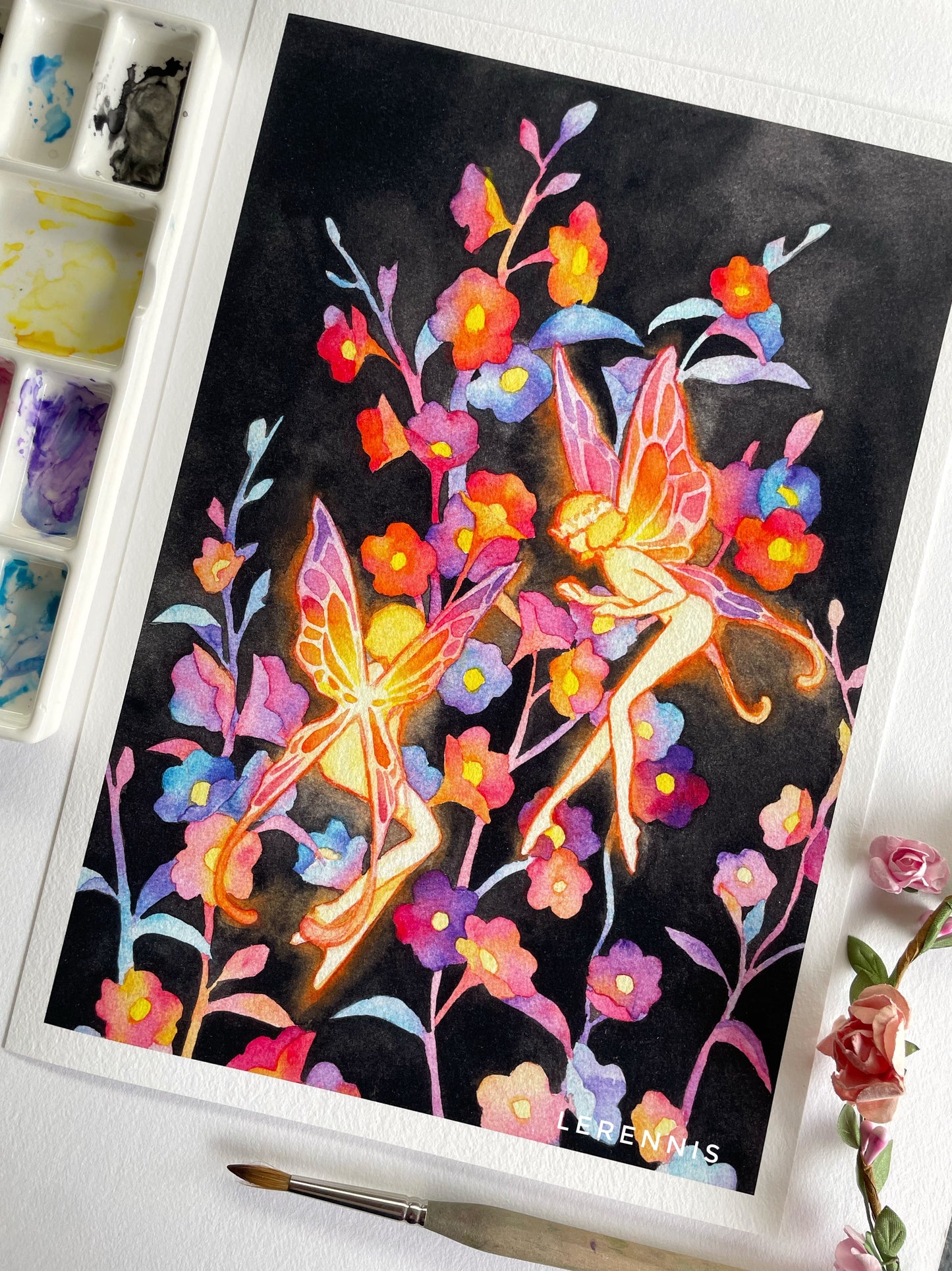 Bloom Fairies Art Print