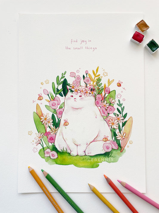 Find Joy in the Small Things Art Print