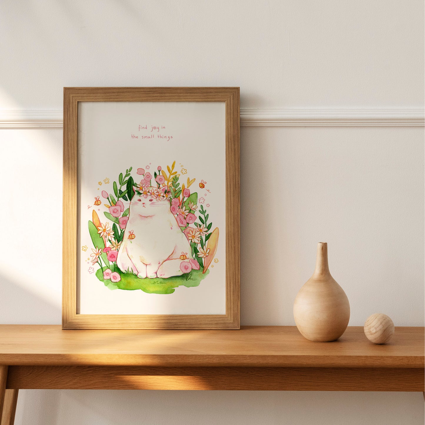 Find Joy in the Small Things Art Print