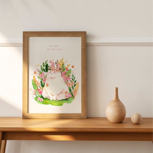 Find Joy in the Small Things Art Print