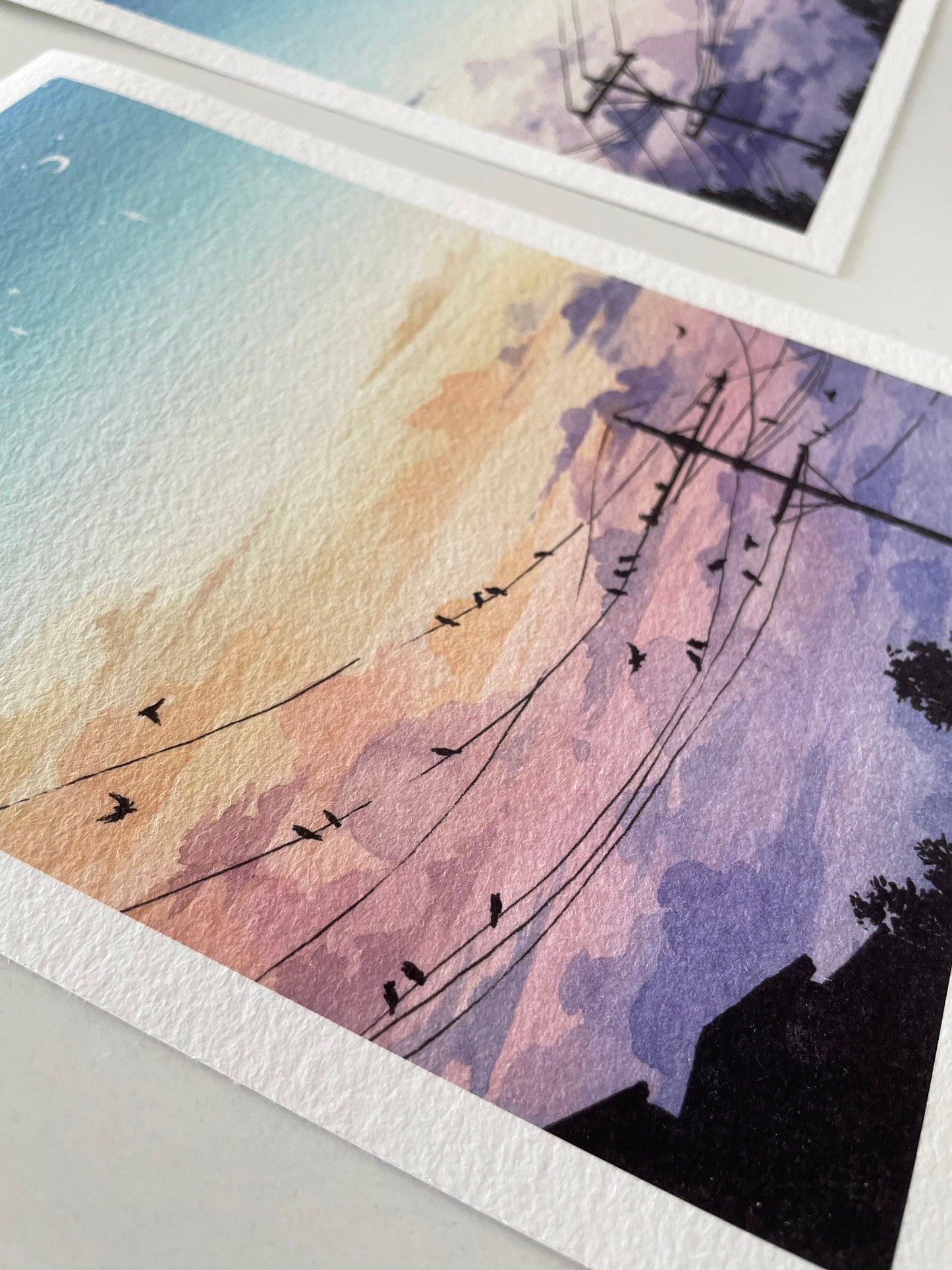 Dawn and Dusk – Set of Two Prints