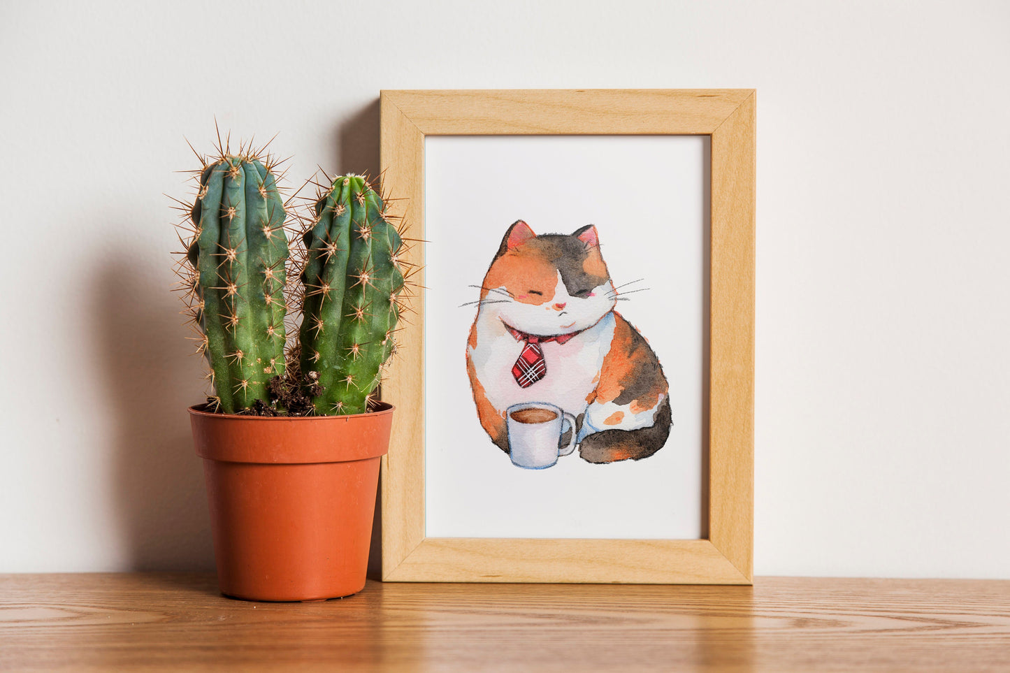 Silly Business Cat Art Print - 4 Styles