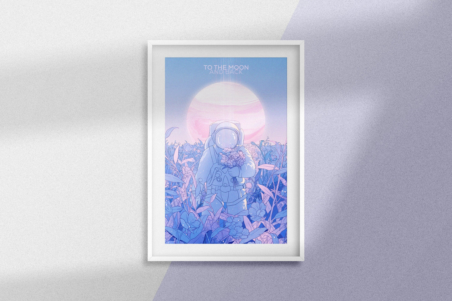 To the Moon and Back - Personalisable Art Print